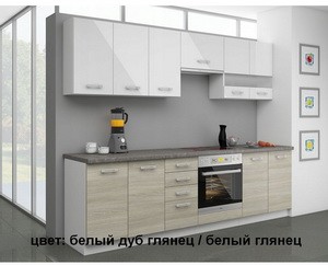 Кухня на заказ Фасад EvoGloss P308 Производство Сапермебель